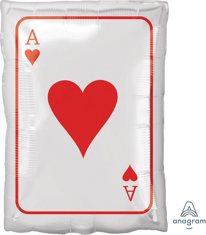Casino Playing Card King Ace 17″ Balloon