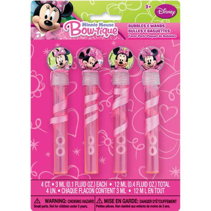 4 Minnie Bubble Wands by Unique from Instaballoons
