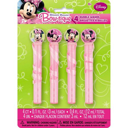 4 Minnie Bubble Wands by Unique from Instaballoons