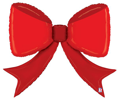 41" Red Bow - Betallic