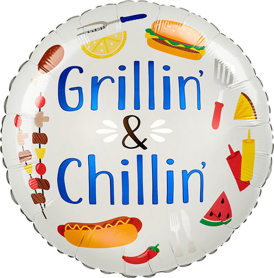 Summer Grillin' & Chillin' 17" Balloon
