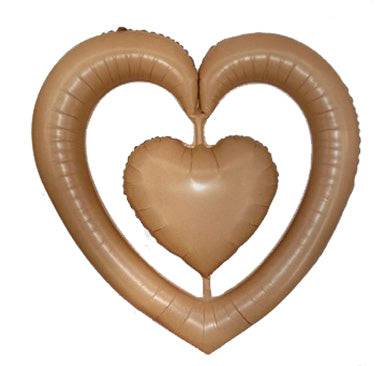 44" Heart-To-Heart - Coffee - Winner Party