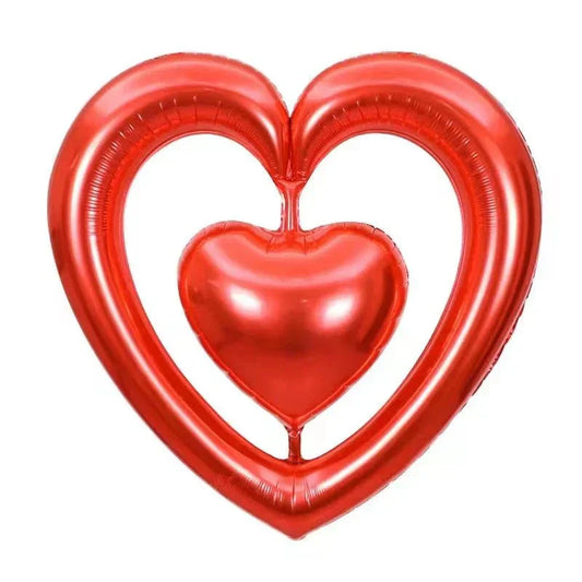 44" Red Heart-to-Heart - Winner Party