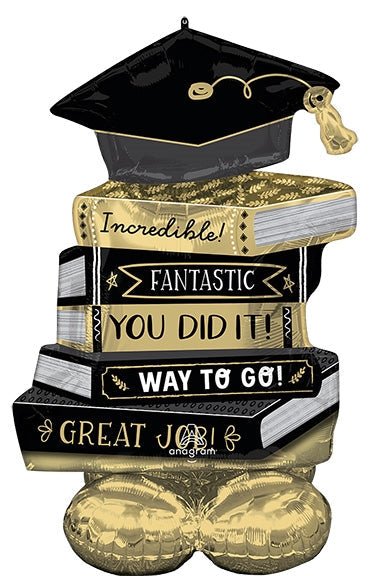 45" AirLoonz™ - Graduation Books - Anagram