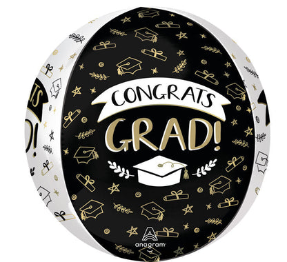 Sketched Grad Icons Orbz 16″ Balloon