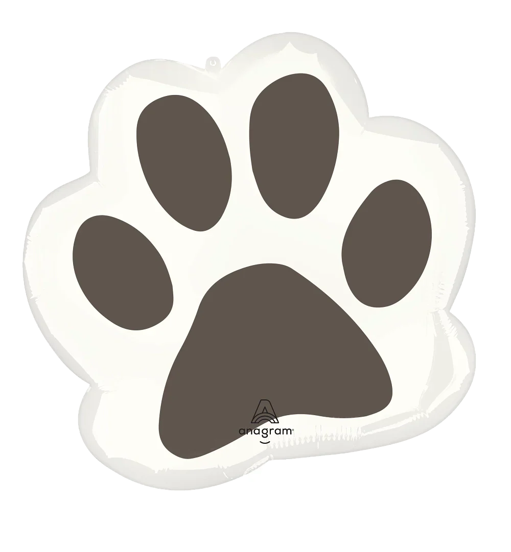 Pawsome Party Dog Paw Print 23″ Balloon