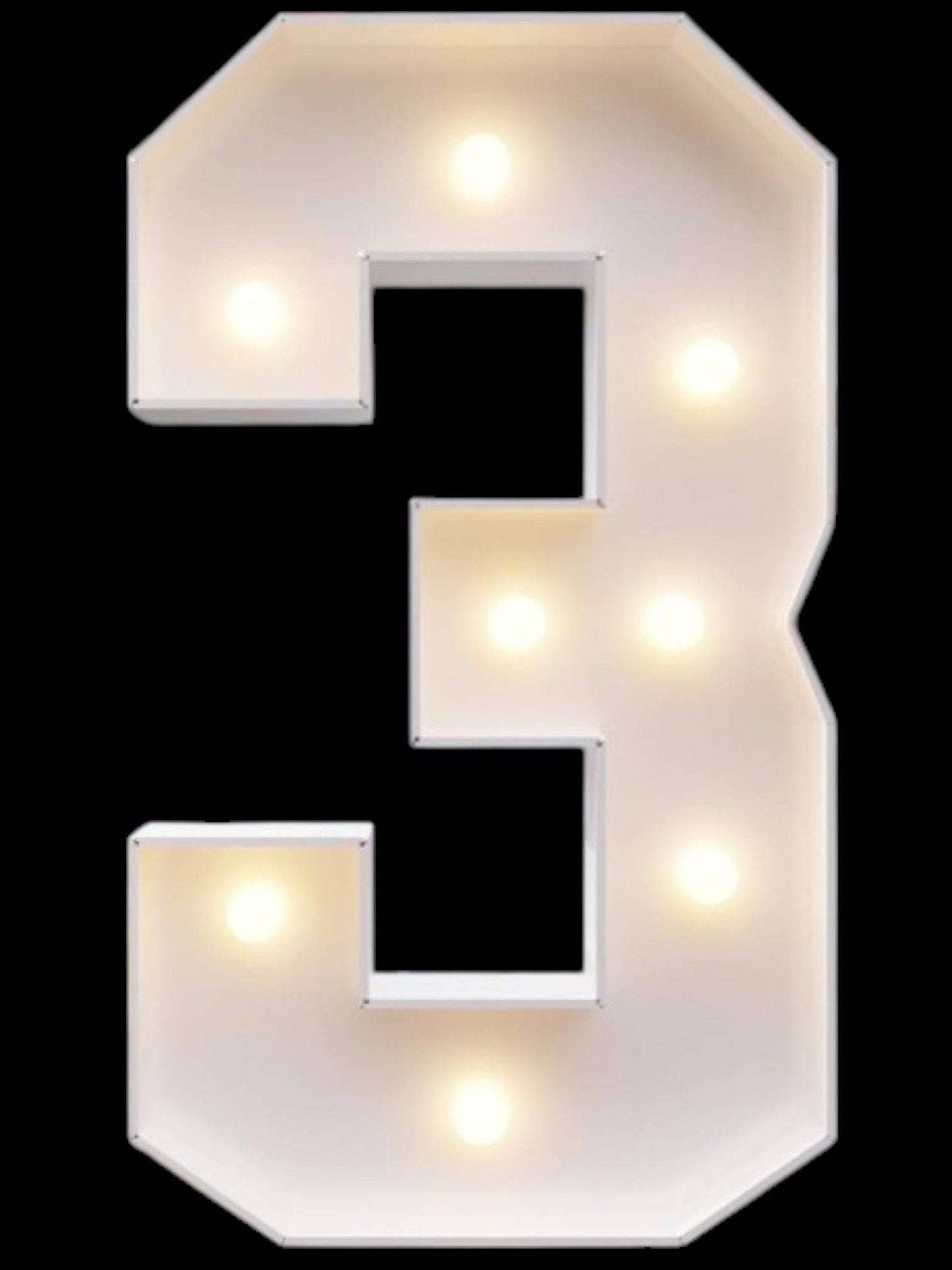 4ft Marquee Metal Numbers