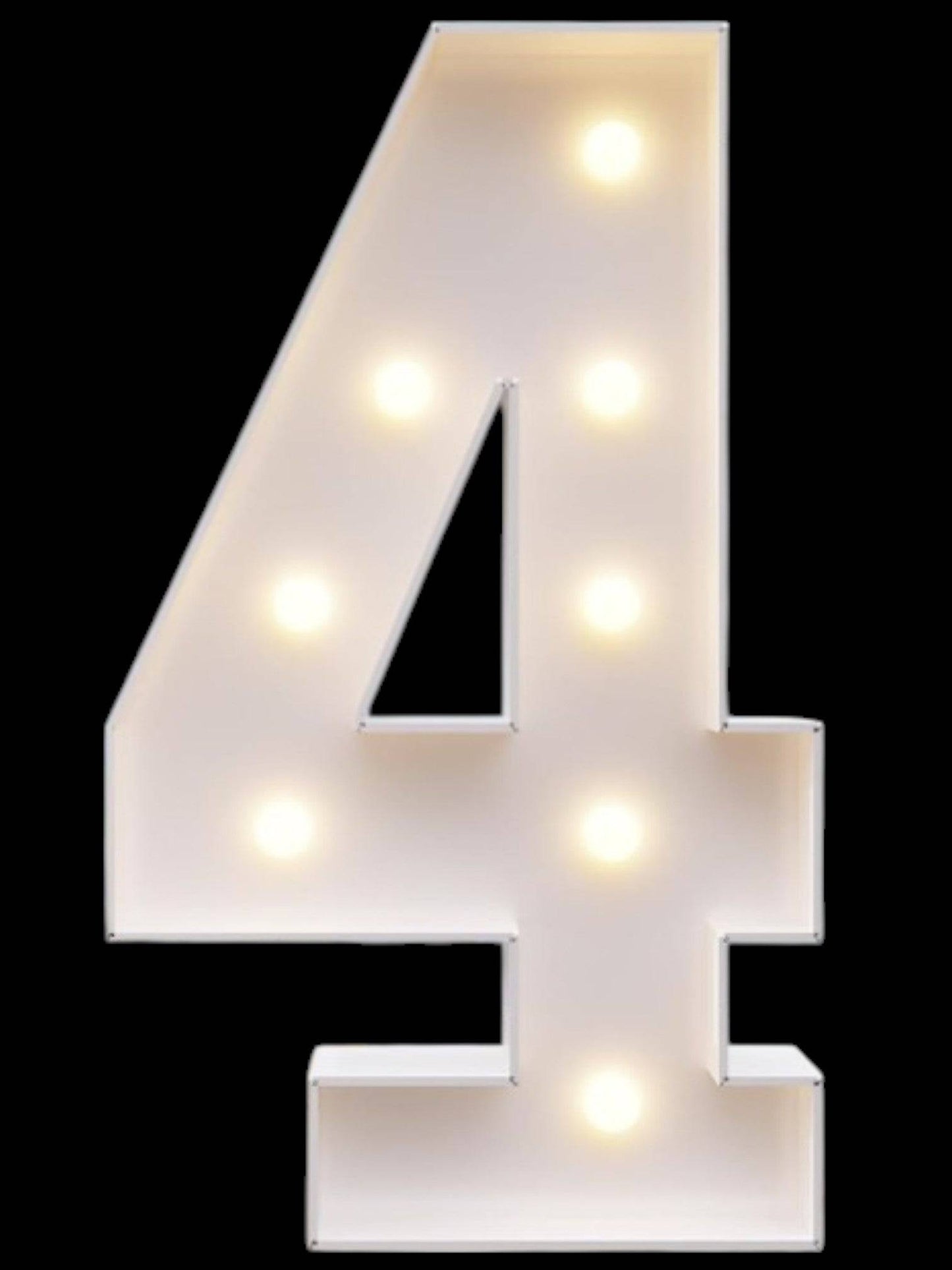 4ft Marquee Metal Numbers