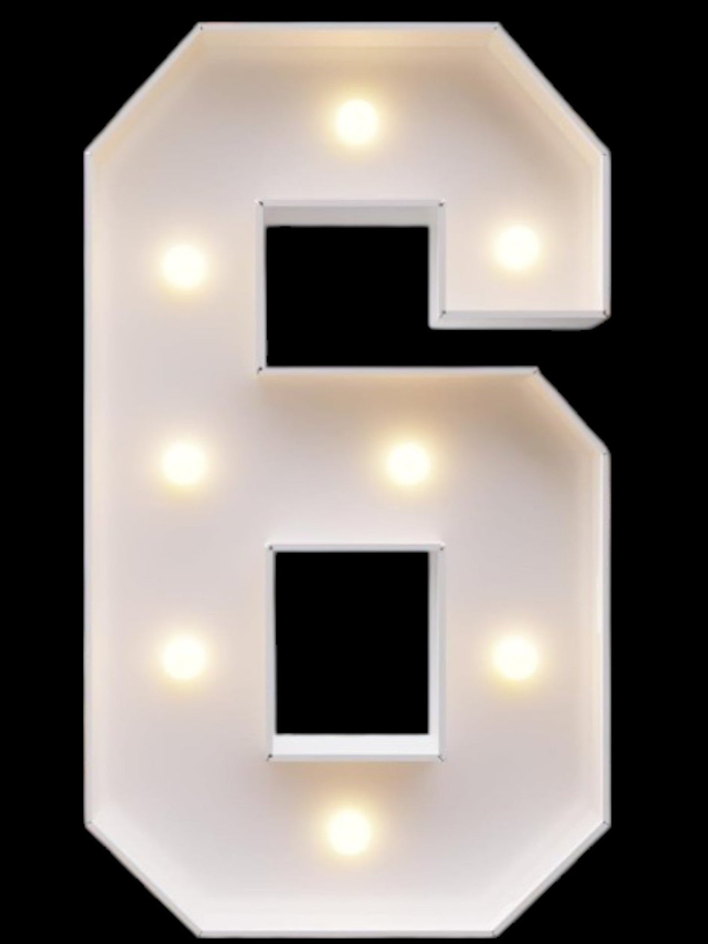 4ft Marquee Metal Numbers