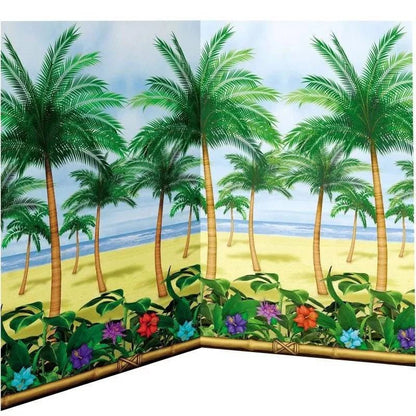 4ft x 40ft Palm Scene Setter - Amscan