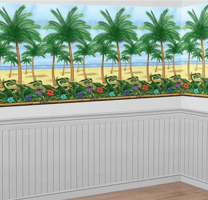 4ft x 40ft Palm Scene Setter - Amscan