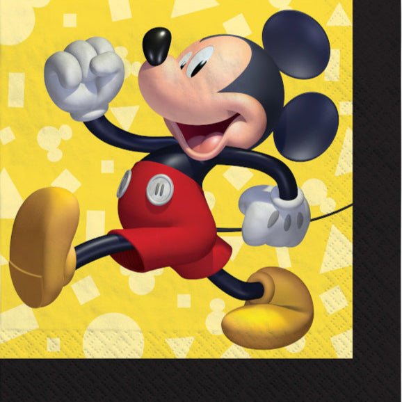 5" Beverage Napkins - Disney Mickey Mouse (16ct) - Amscan
