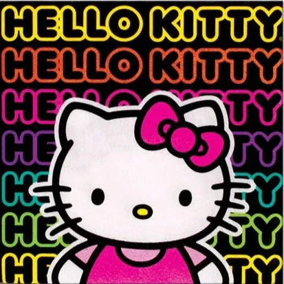 5" Beverage Napkins - Hello Kitty Neon (16ct) - Amscan