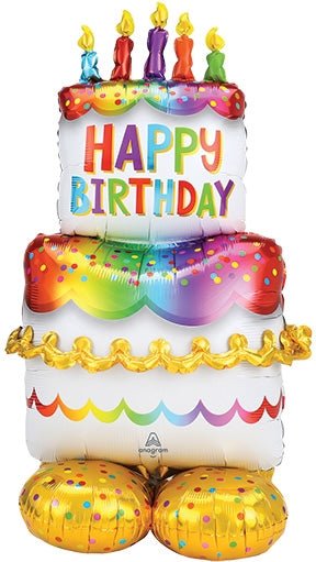 53" AirLoonz™ - Birthday Cake - Anagram