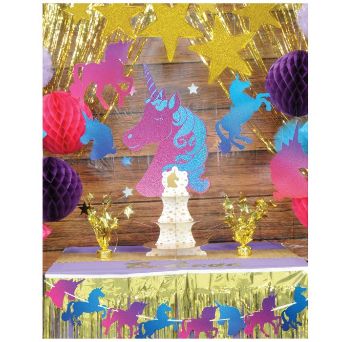 Unicorn Cutout Decorations (12 piece set)