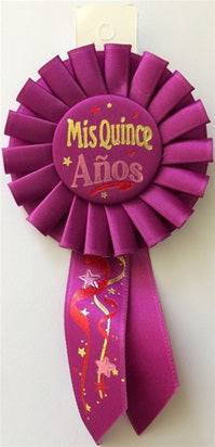 Award Ribbon - Mis Quince Anos - The Beistle Company