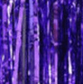 6' Standard Straight Foil Door Curtain - Winner Party