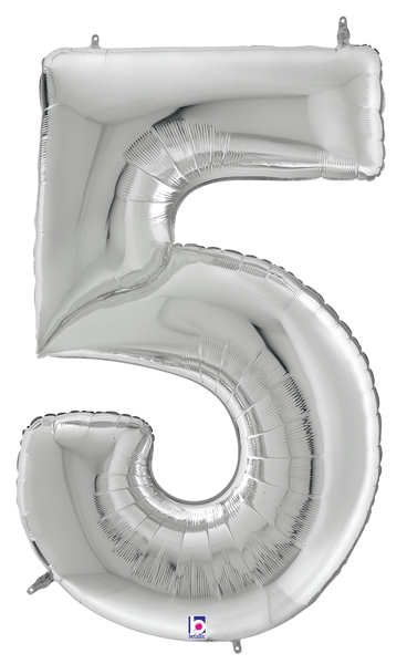 64" Gigaloon Number 5 - Silver - Betallic