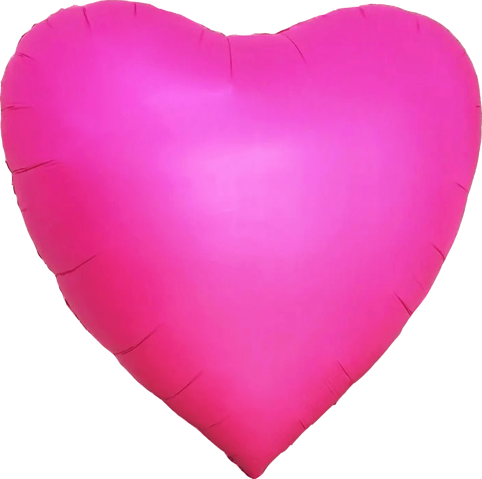 65" Heart - Hot Pink  - Winner Party