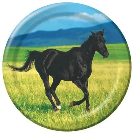 7" Paper Plates - Wild Horses (8ct) - Creative Converting