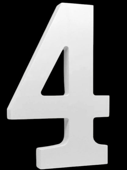 5" Unfinished Kraft Letter/Number - Winner Party