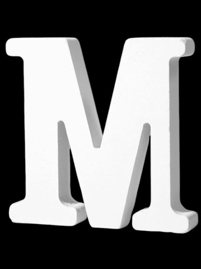 7" Unfinished Kraft Letter/Number