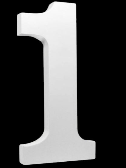 5" Unfinished Kraft Letter/Number - Winner Party