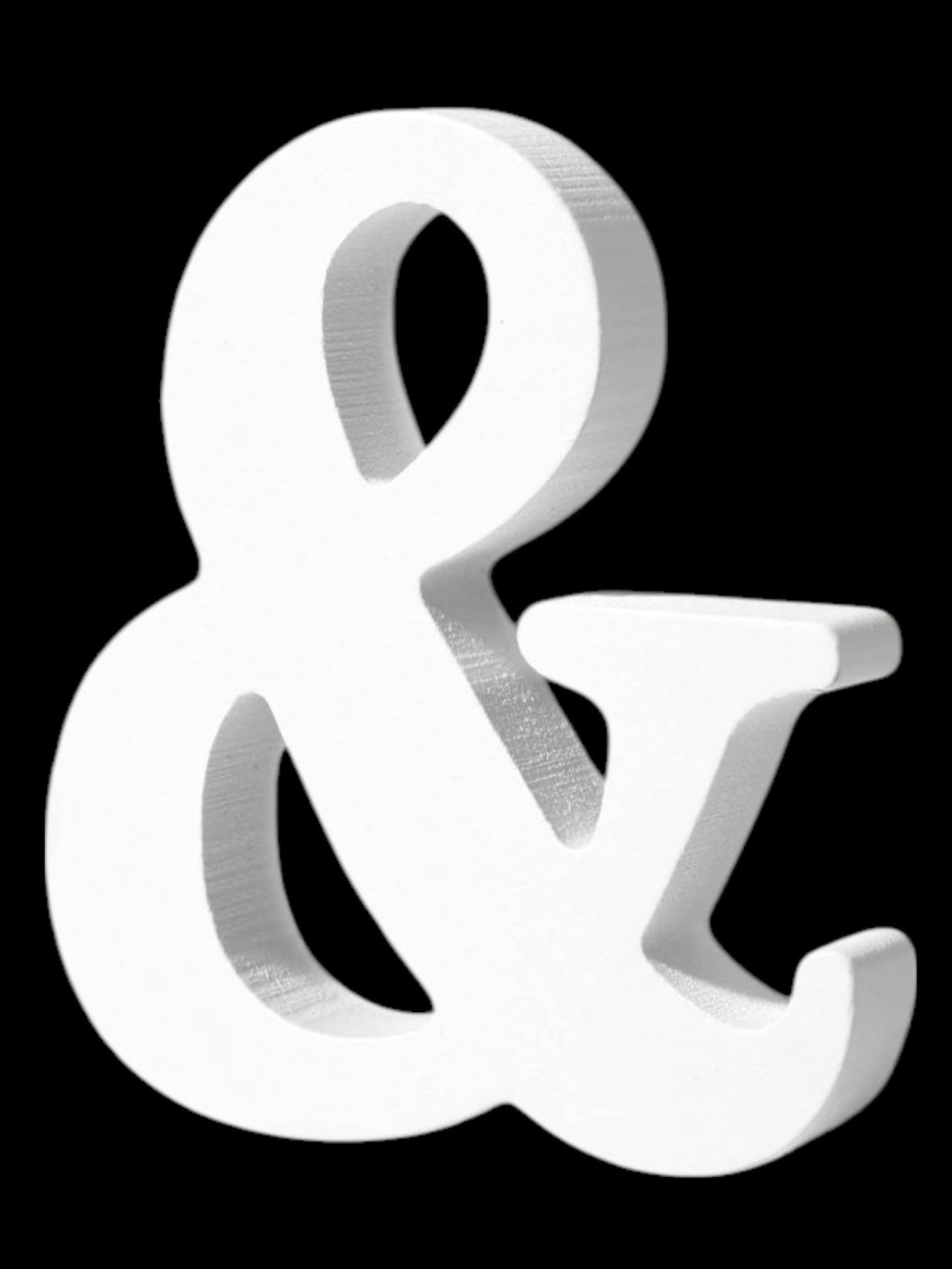 7" Unfinished Kraft Letter/Number