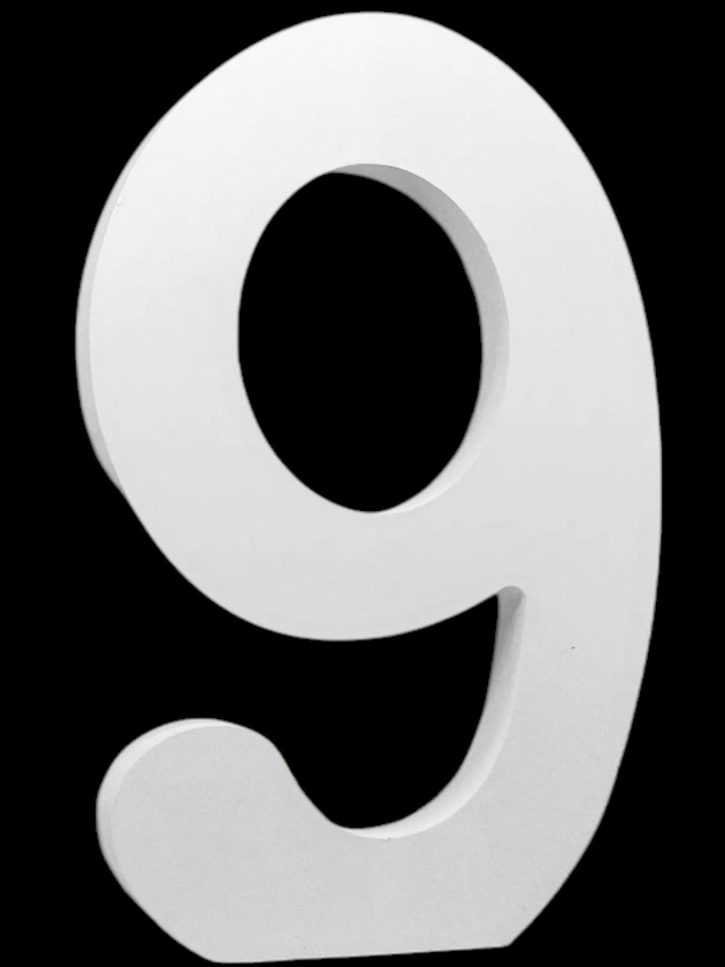 7" Unfinished Kraft Letter/Number