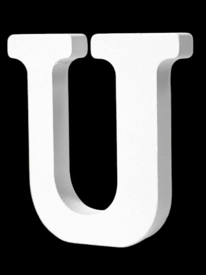 5" Unfinished Kraft Letter/Number - Winner Party