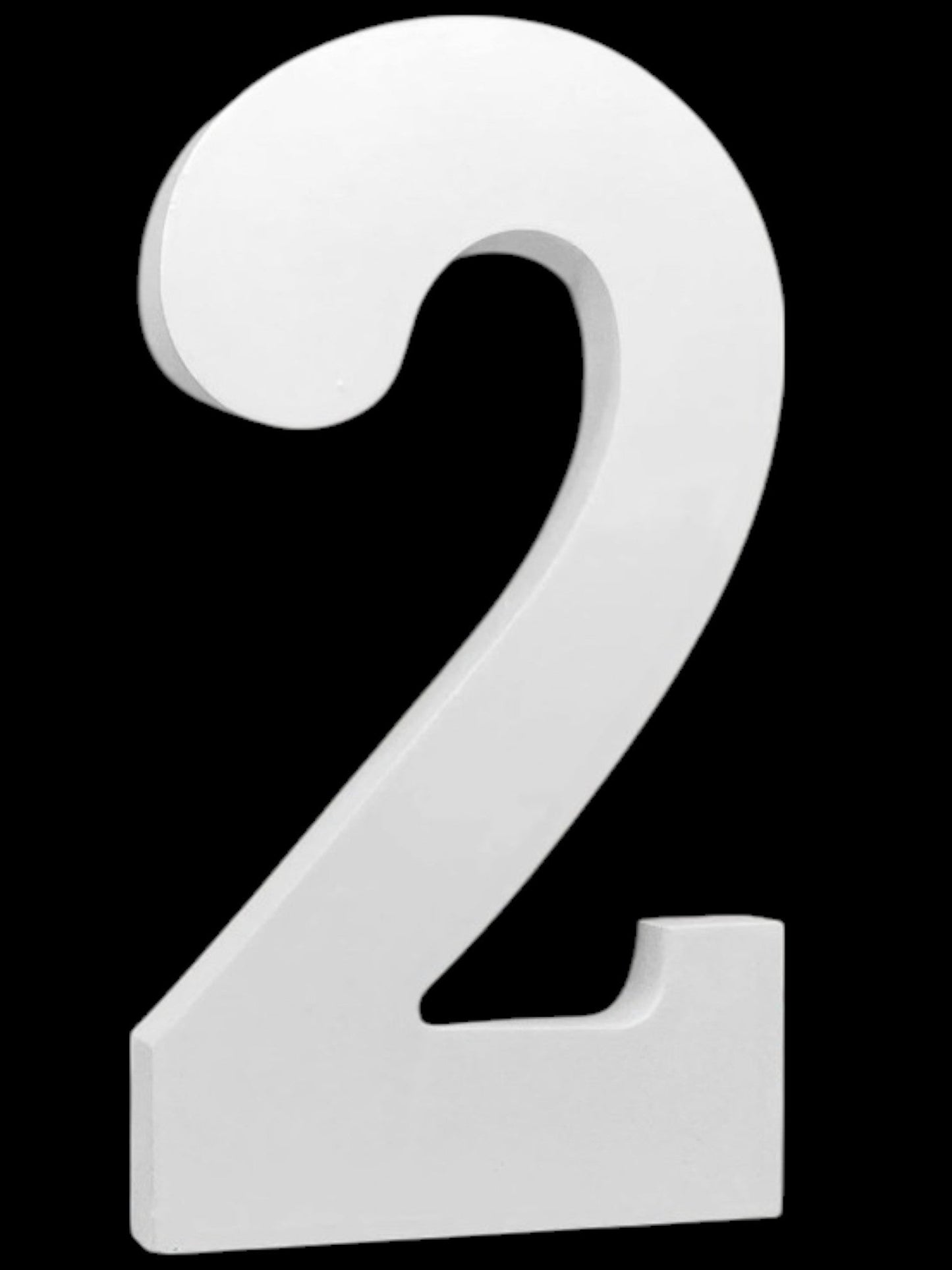 5" Unfinished Kraft Letter/Number - Winner Party