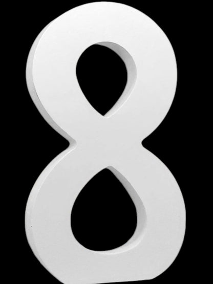 7" Unfinished Kraft Letter/Number