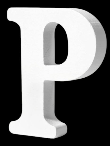7" Unfinished Kraft Letter/Number
