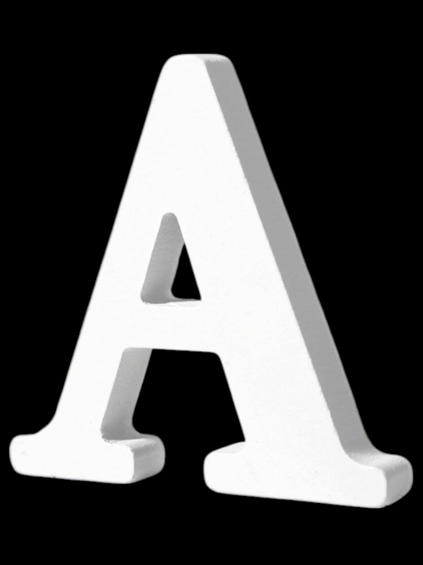 7" Unfinished Kraft Letter/Number
