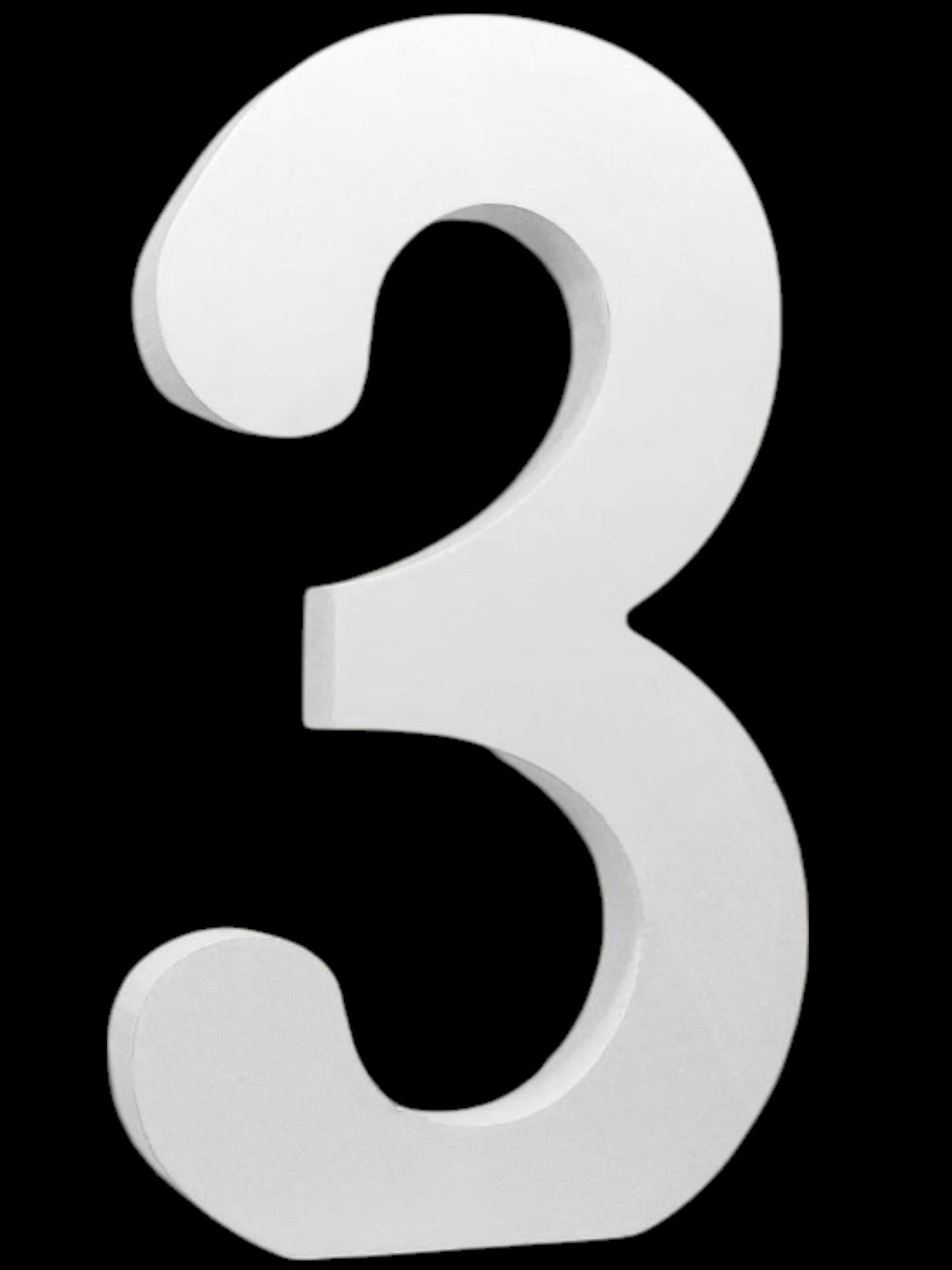 5" Unfinished Kraft Letter/Number - Winner Party