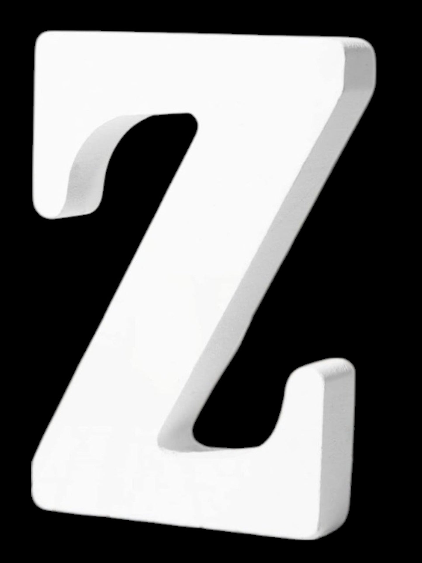 7" Unfinished Kraft Letter/Number