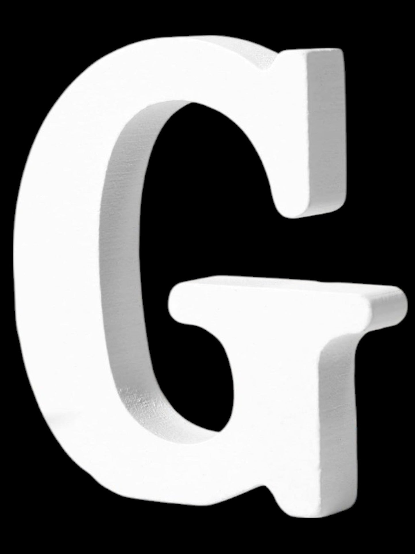 7" Unfinished Kraft Letter/Number