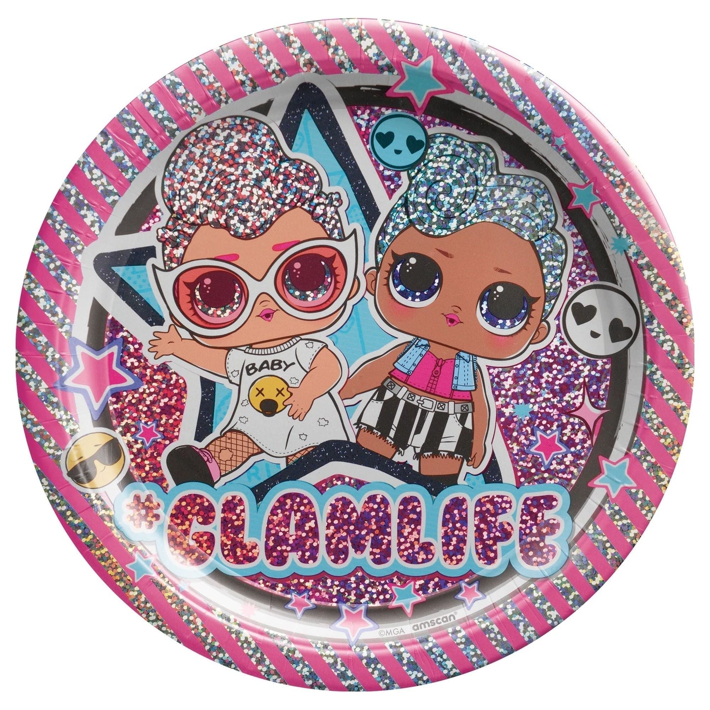 7" Paper Plates - LOL Surprise - Together 4 Eva (8ct) - Amscan