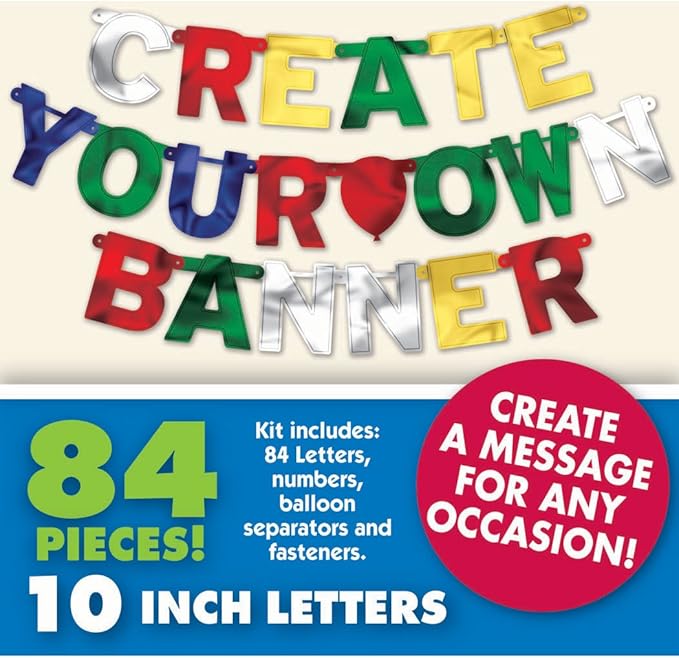 Create Your Own Banner (84ct) - Amscan