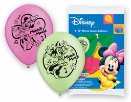 Minnie Mouse 12″ Latex Balloons (6 count)