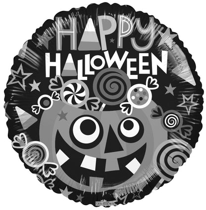 18″ PR Happy Halloween Candies Gb – Flat