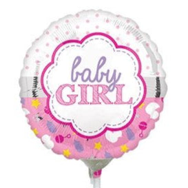 9" Baby Girl Scallop (25ct) - Anagram