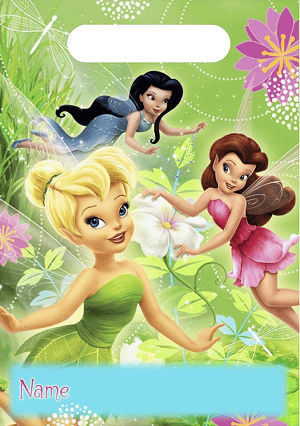 9" Goodie Bags - Disney Fairies (8ct) - Hallmark