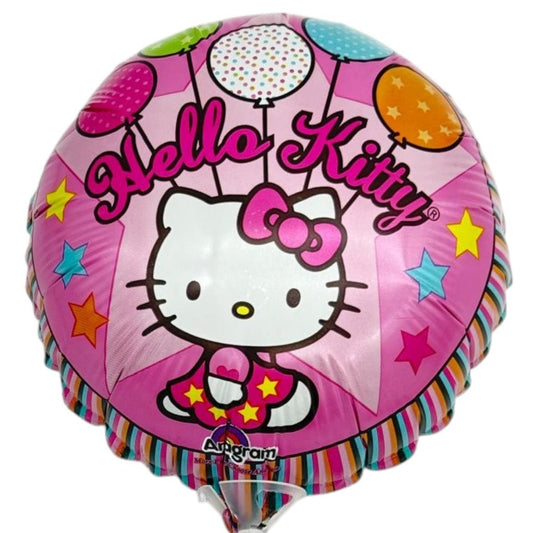 9" Hello Kitty - Balloons & Stars - Anagram