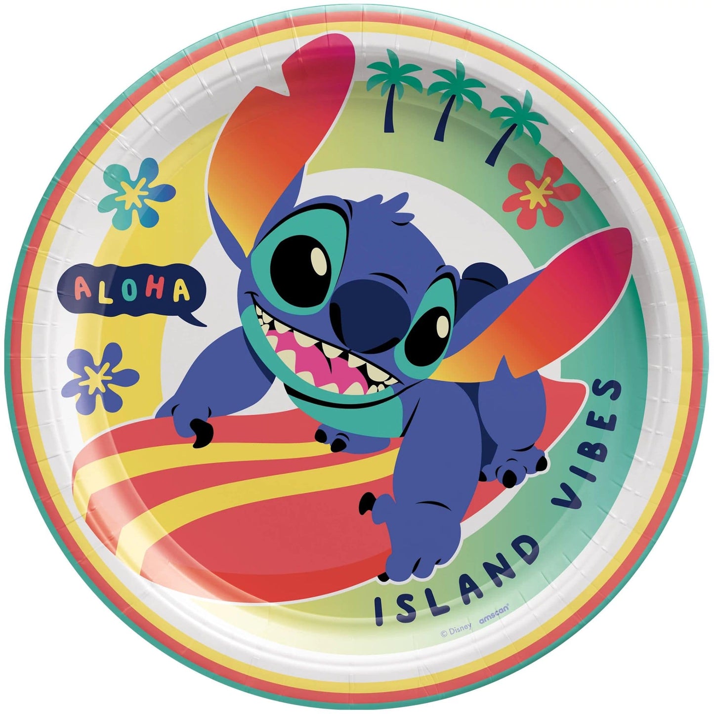 9" Paper Plates - Stitch (8ct) - Amscan