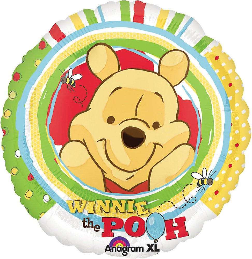 9" Winnie the Pooh - Stripes and Dots - Anagram