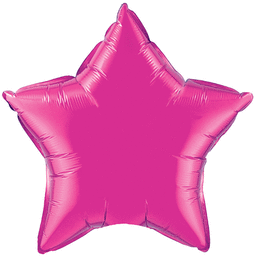 Magenta Star 36″ Balloon