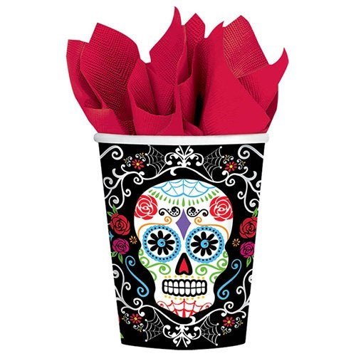 9oz Cups - Day of the Dead (18ct) - Amscan
