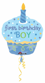 Sweet Little Cupcake Boy 36″ Balloon
