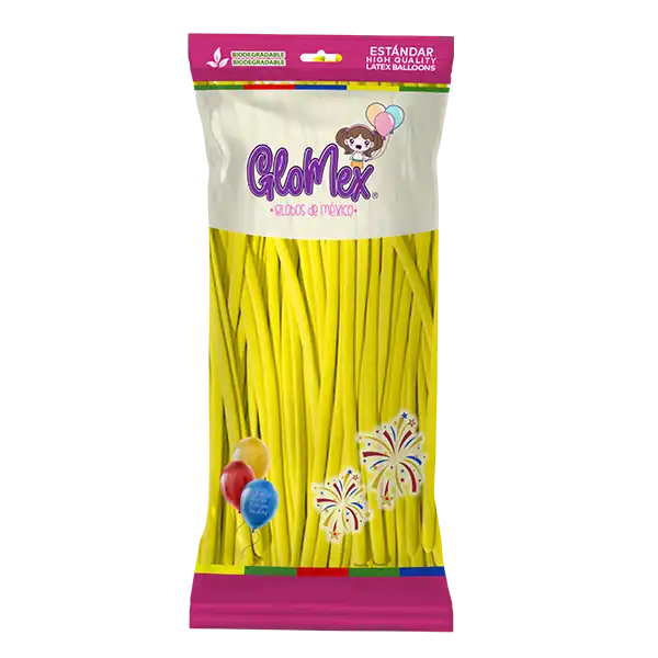 Yellow 260G Latex Balloons